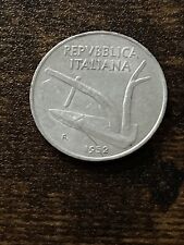 Aratro alluminio 10 lire 1952