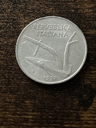 Aratro alluminio lire 1952 - alluminio, 10