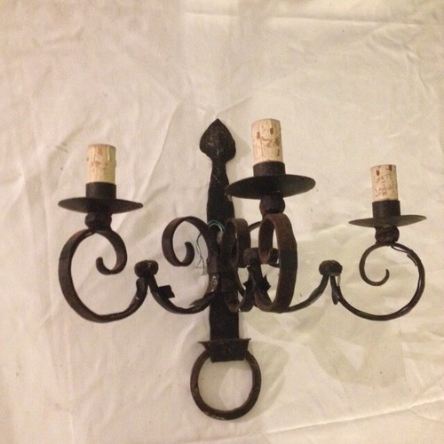 Candeliere antico ferro - antico,