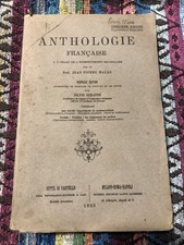 Anthologie Francaise, Jean Pierre Malan. 1923