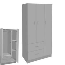 ARMADIO IN LEGNO CON 3 ANTE E