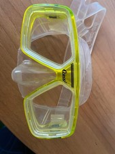 MASCHERA SUB CRESSI GIALLA LOW PROFILE IN OTTIME CONDIZIONI