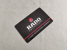 Rado vintage warranty card blank for any models newoldstock condition T1