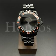 Orologio MODS personalizzato cassa e bracciale nero adatto per movimento NH34/35 NERO/ORG
