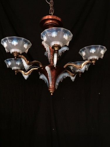 Lampadario francese restaurato - lampadario,