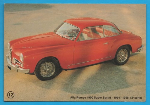 Cartolina alfa romeo 1900 - cartolina,