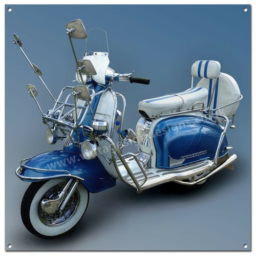 150 scooter art - metal, sign