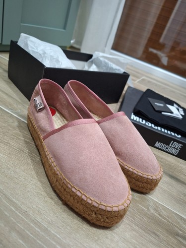 Espadriles rosa moschino - 37,