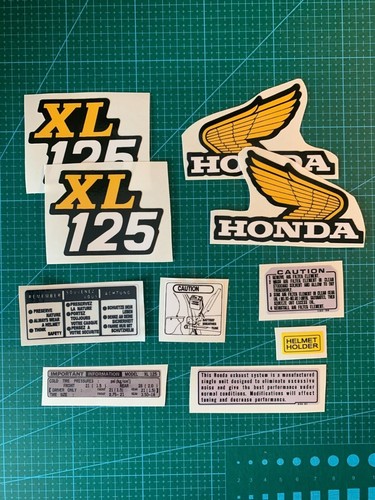 Honda 125 stickers - 125,