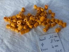 Lot de 60 grosses perles tubes