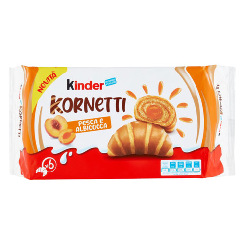 Kinder kornetti pesca - pesca, e