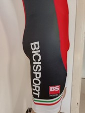salopette PANTALONCINI ciclismo vintage team BICISPORT ALEXANDER TG XL