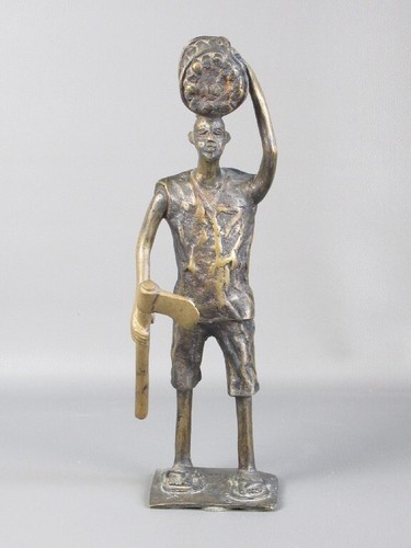 Statua uomo africano - statua, fusione