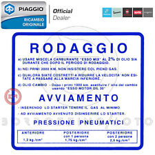 ETICHETTA ADESIVO BLU RODAGGIO