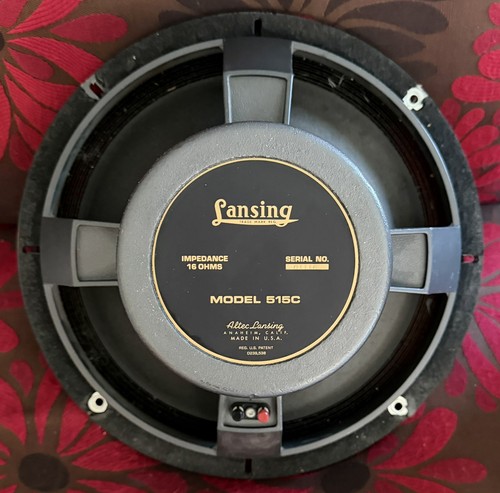 Woofer altec lansing 515c - altec,