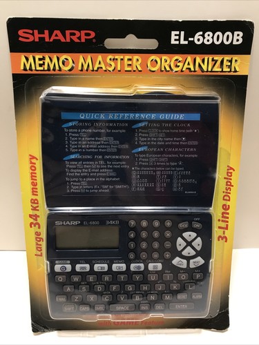Sharp memo master organizer - memo,