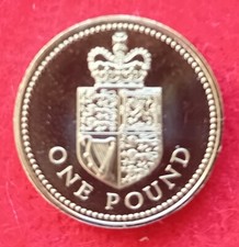 Vecchia moneta rotonda da 1