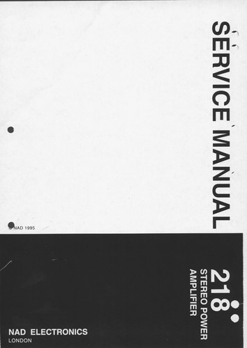 Manuale servizio per nad - di,