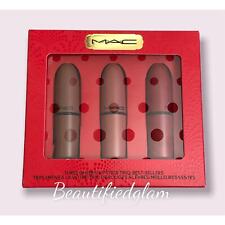 MAC Set di rossetti 3 pezzi, tre applausi! LIPSTICK TRIO, bestseller valore $63, BN