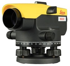 Livello Ottico Automatico Leica Geosystems NA332 32x Ingrandimento Con Custodia
