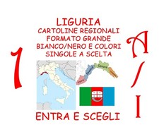 1G) CARTOLINE REGIONALI LIGURIA BIANCO/NERO E COLORI - FG - VG NV ENTRA E SCEGLI
