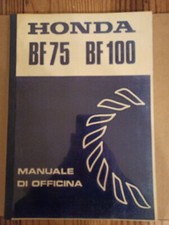 Manuale officina HONDA MARINE BF 75 100  Workshop Manual motore fuoribordo