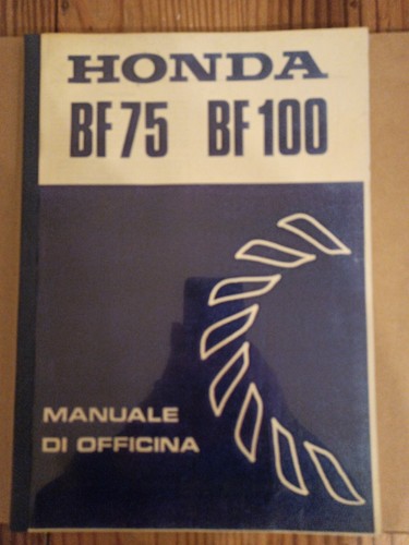 Manuale officina honda - officina, marine