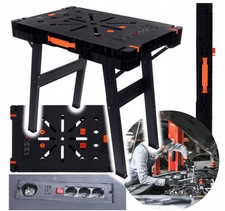 Tavolo Da Lavoro Pieghevole 500 KG 90×60×80 CM Portatile KraftDele