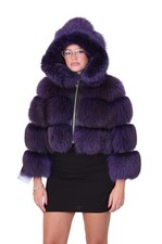 Bomber giacca pelliccia volpe - pelliccia,
