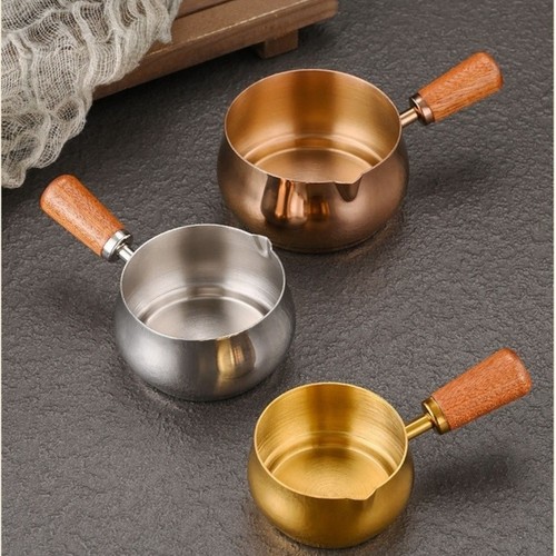 Manico legno 60ml acciaio - in,