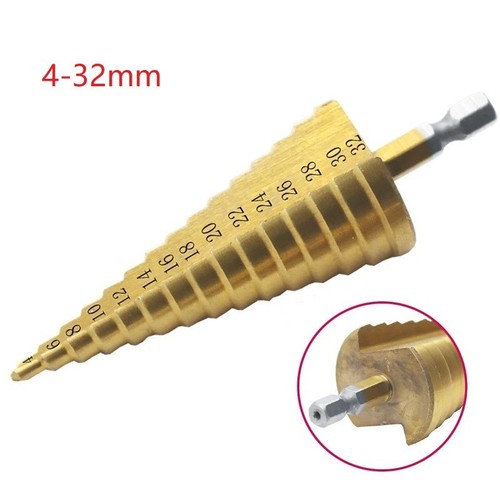 32mm hss step drill bit - 4-32mm,