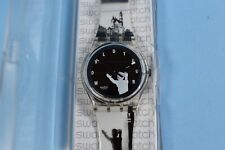 Swatch World Tour Musicall Solar Chrono Alarm Stop Watch nuovo con cassa 2011-33,9 mm
