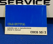 LIBRETTO USO E MANUTENZIONE CAGIVA COCIS 50/2 1990 NUOVO ORIGINALE OTTIME CONDIZ