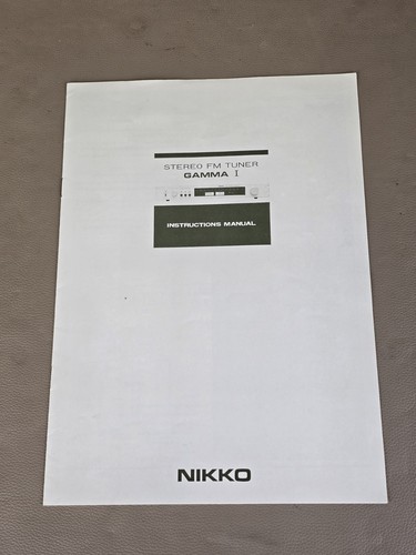 Nikko sintonizzatore stereo - nikko,