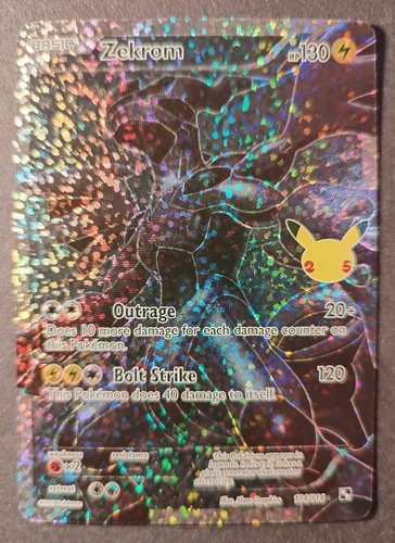 Pokemon card zekrom 114 - card, 114/114