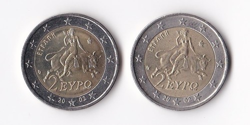 Grecia 2002 monete da 2 - 2002,