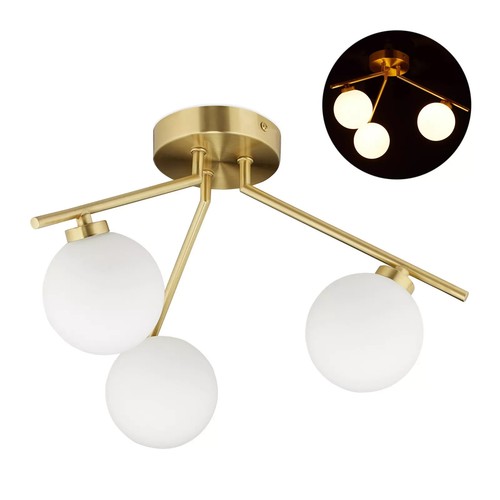 Lampadario con sfere - , a
