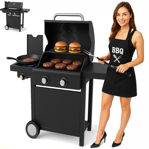 Barbecue gas pietra lavica - a,