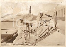 1939 OSTIA Galeazzo CIANO in partenza su Cant Z 506 AIRONE per la Spagna