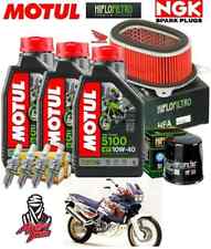 KIT/TAGLIANDO HONDA XRV/AFRICA/TWIN/750 2001 MOTUL5100 10W40 ARIA OLIO CANDELE 