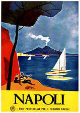 ITALIA NAPOLI A3 poster