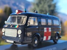 Diecast 1:43 1990's Carabinieri collection 1960's FIAT 238 VAN AMBULANCE mint/b.