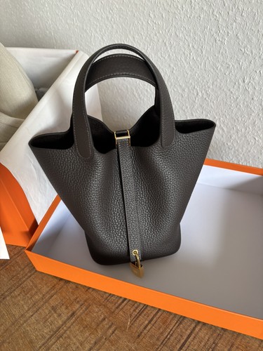 Hermes picotin bai - 18, brun