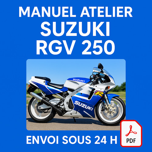 Manuel atelier suzuki 250 rgv - suzuki,