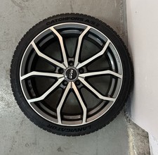 4 cerchi + Gomme NAD MAK WOLF 8x19 5x112 ET 42 BLACK MIRROR per MERCEDES SEAT