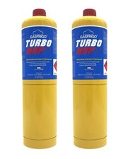 2 BOMBOLE GAS CARTUCCIA TURBO MAP GAS 400 gr ATTACCO CGA600 TURBO SET 110 200