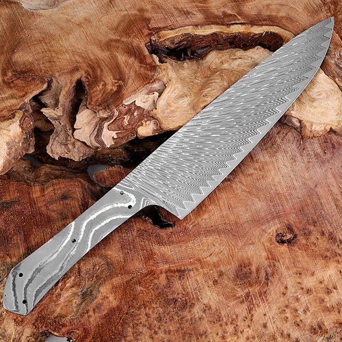Coltello chef damascato - coltello,