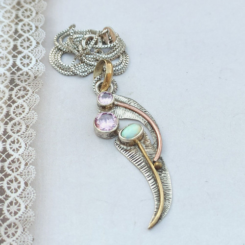 Collana vintage artigianale - collana,