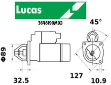 MOTORINO AVVIAMENTO LUCAS