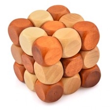 Gioco Puzzle Legno Cubo